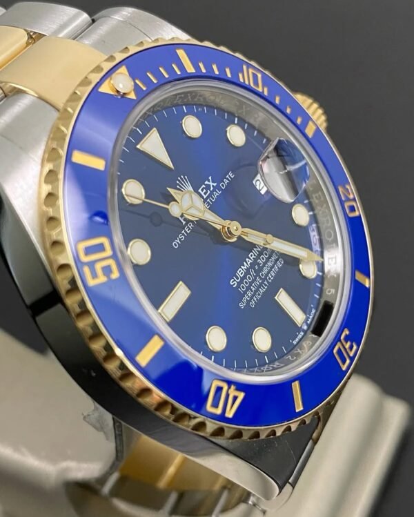 Rolex Steel & Yellow Gold Submariner Date - 2021 - “Bluesy” Blue Bezel - Blue Dial - 126613LB *FULL SET* - Image 3