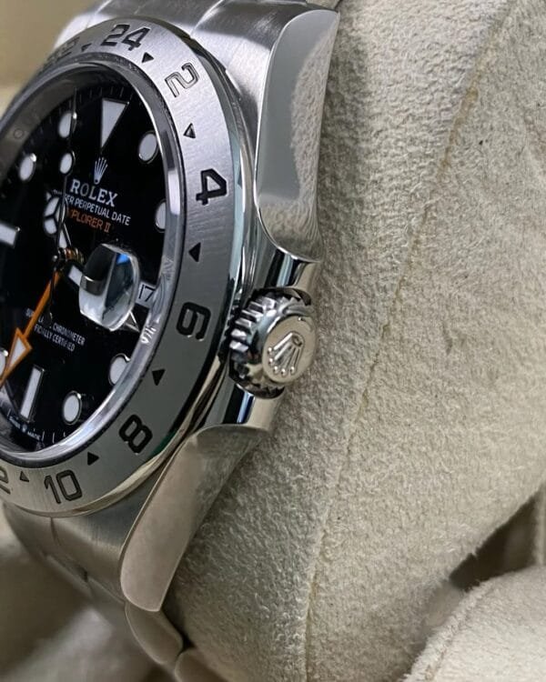 Rolex Oystersteel Explorer II - 2025 - Black Dial - Oyster Bracelet - 226570 *FULL SET* - Image 7
