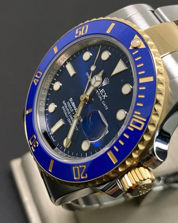 Rolex Steel & Yellow Gold Submariner Date - 2021 - “Bluesy” Blue Bezel - Blue Dial - 126613LB *FULL SET* - Image 8