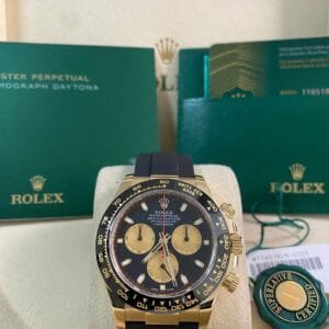 Rolex Yellow Gold Cosmograph Daytona - 2023 - “Paul Newman” Dial - Oysterflex - 116518LN *FULL SET*