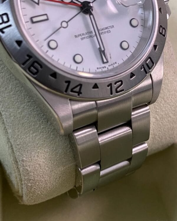 Rolex Steel Oyster Perpetual Explorer II - Z serial - “Polar” - No Holes Case - 16570 *FULL SET* - Image 8