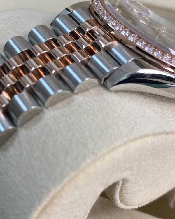 Rolex Everose Rolesor Datejust 36 - 2025 - Diamond Bezel - Black Diamond Dial - Jubilee Bracelet - 126281RBR *FULL SET* - Image 5