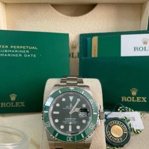 Rolex Steel Submariner Date - 2018 - “Hulk” - 116610LV *FULL STICKERS*