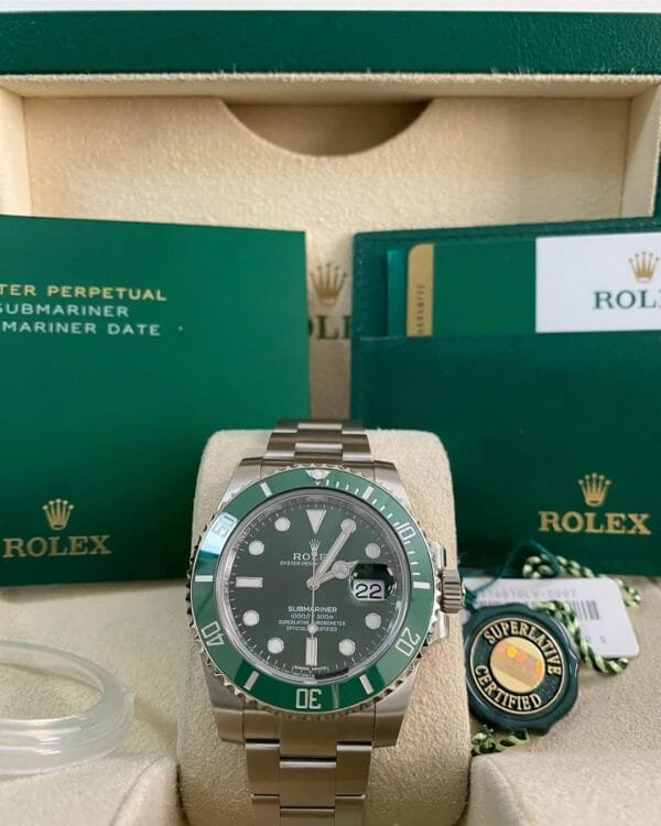 Rolex Steel Submariner Date - 2018 - “Hulk” - 116610LV *FULL STICKERS*