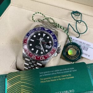 Rolex Steel GMT-Master II - 2025 -“Pepsi” - Black Dial - Jubilee Bracelet - 126710BLRO *FULL SET*