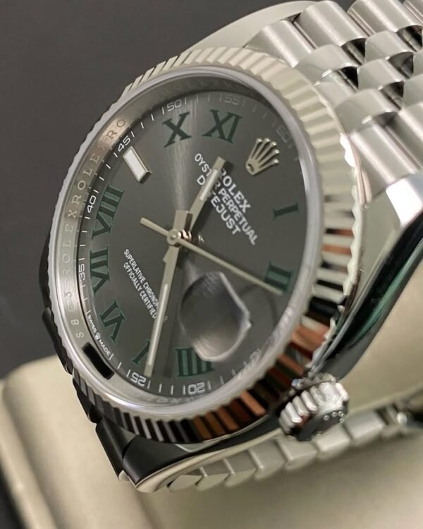 Rolex Steel Datejust 36 - 2025 - Fluted Bezel - “Wimbledon” Dial - Jubilee Bracelet - 126234 *FULL SET* - Image 5