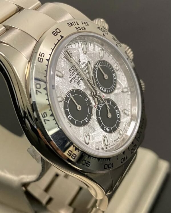 Rolex White Gold Cosmograph Daytona - 2023 - Meteorite Dial - 116509 *UNPOLISHED* - Image 4