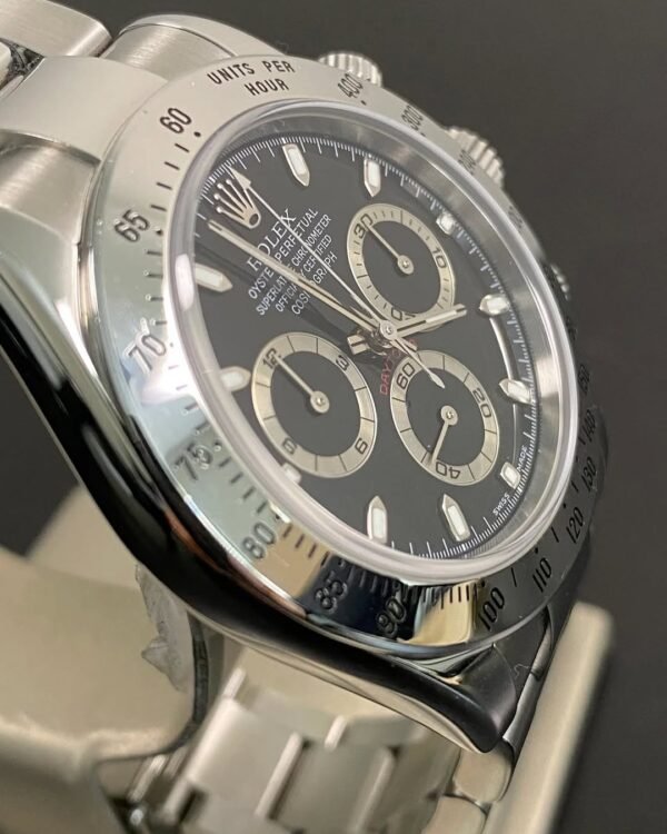 Rolex Steel Cosmograph Daytona - F serial - Black Dial - 116520 *FULL SET* - Image 9