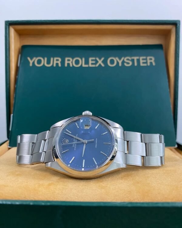 Rolex Oysterdate Precision - 1958 - Domed Bezel - Blue Index Dial - Oyster Bracelet - 6494