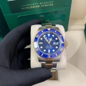 2025 Rolex Submariner Two-Tone Yellow Gold & Steel Rolesor - Blue Dial Ceramic Bezel (Ref# 126613LB)