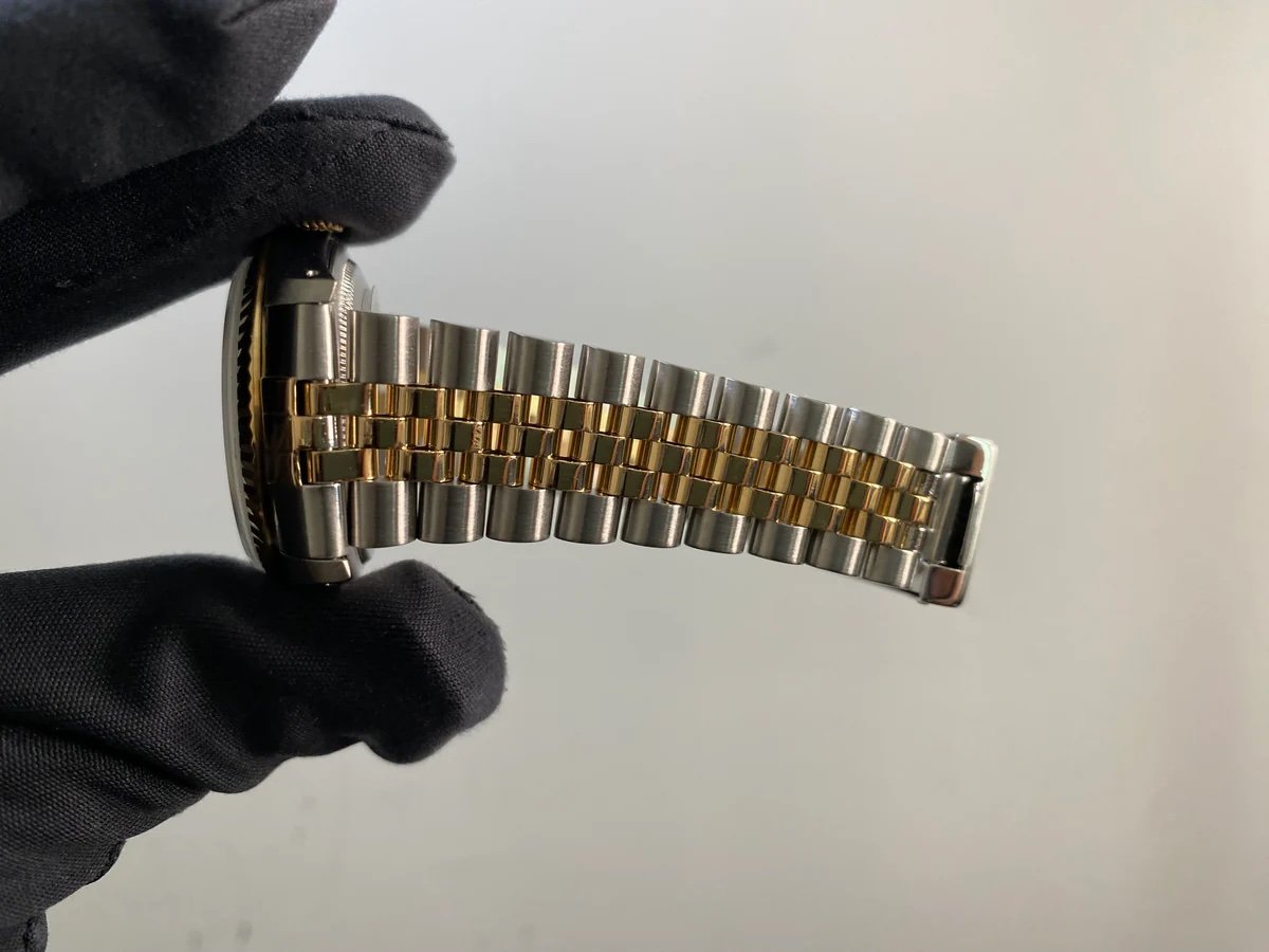 Rolex Steel & Yellow Gold Datejust 36 - 1991 - Fluted Bezel - Black Diamond Dial - 16233 *FULL SET - Image 10