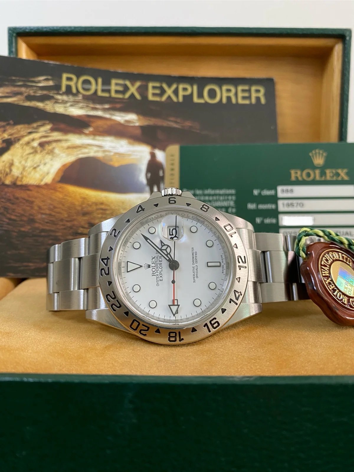 Rolex Oyster Perpetual Explorer II - G serial - “Polar” - 16570 *3186 Movement*