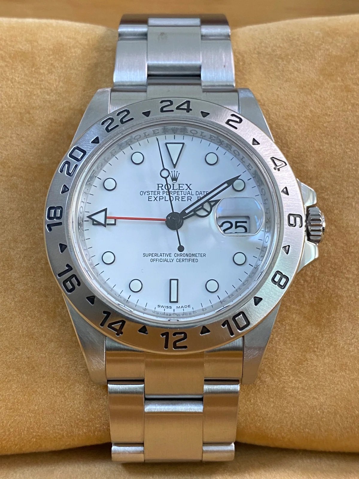 Rolex Oyster Perpetual Explorer II - G serial - “Polar” - 16570 *3186 Movement* - Image 4