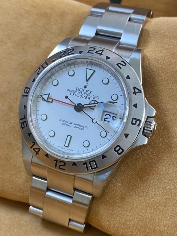 Rolex Oyster Perpetual Explorer II - G serial - “Polar” - 16570 *3186 Movement* - Image 11