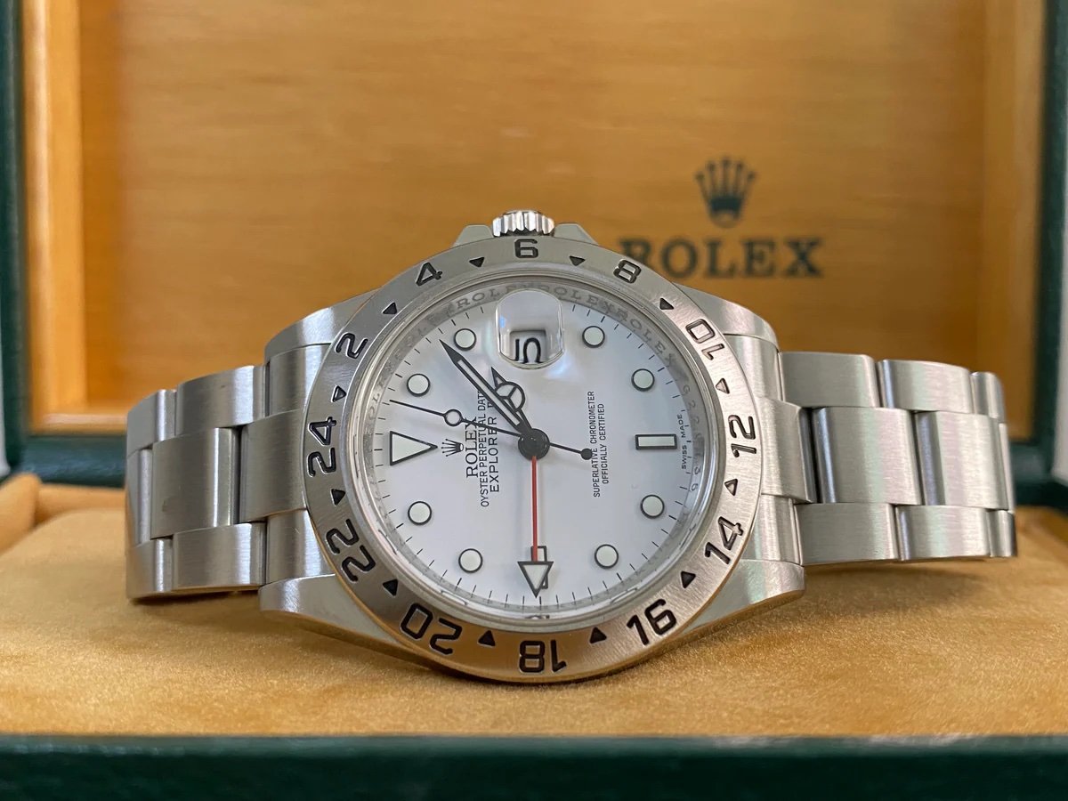 Rolex Oyster Perpetual Explorer II - G serial - “Polar” - 16570 *3186 Movement* - Image 6