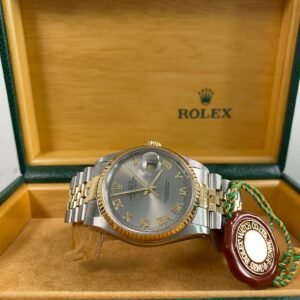 Rolex Steel & Yellow Gold Datejust 36 - 1991 - Rhodium Roman Dial - 16233